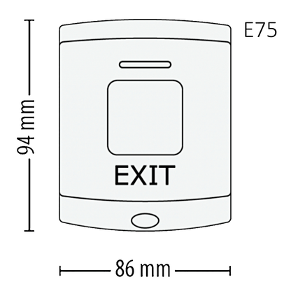 PAXTON Exit Button Plastic