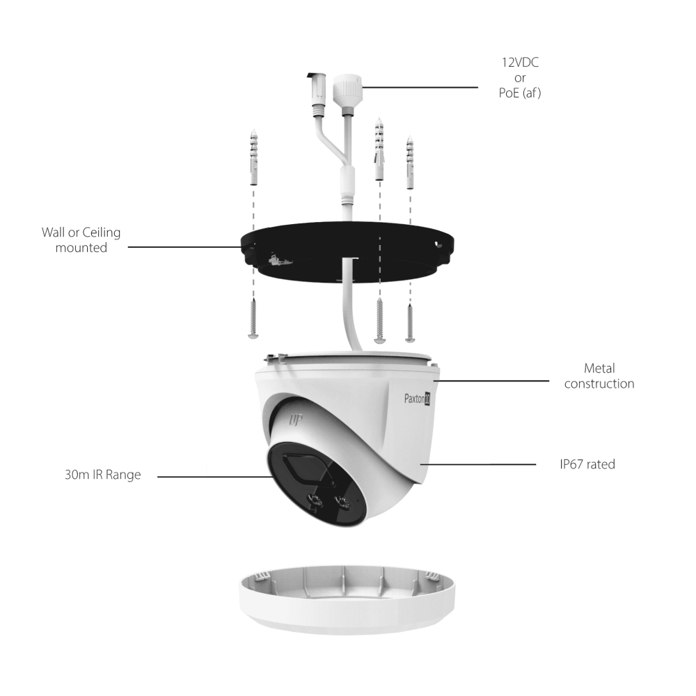 PAXTON10 Turret Camera CORE Series 4MP