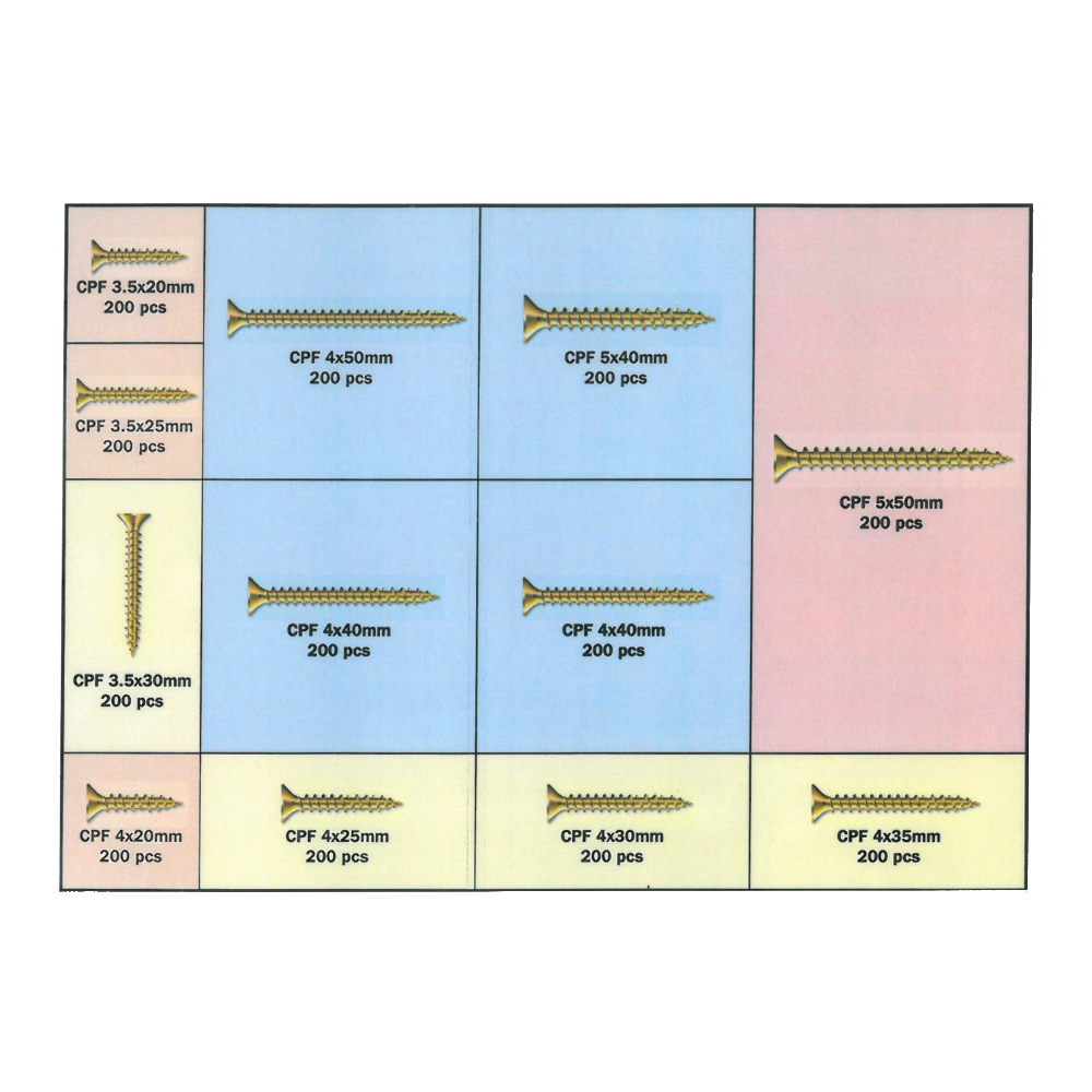 RAPIERSTAR Wood Screw Case Kit