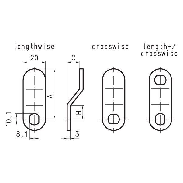 DOM 225-3 Cranked Cam