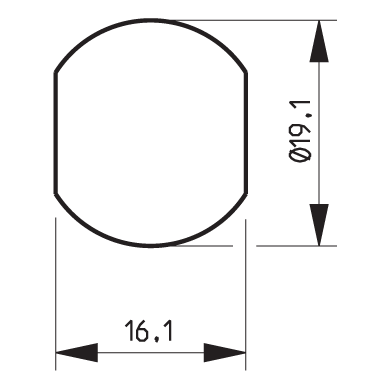 DOM 203994 19.5mm Nut Fix 2C Series Camlock