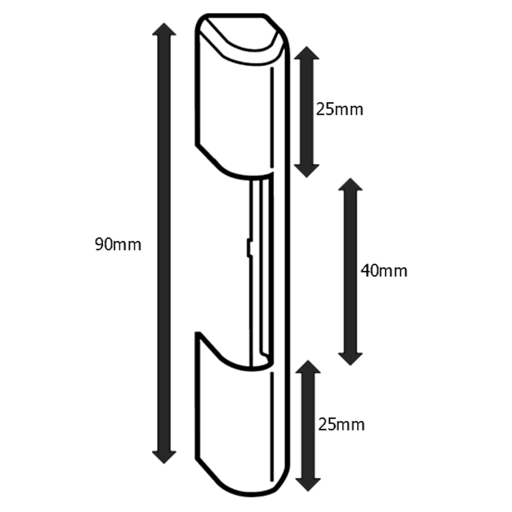 ROTO NT Cover For Top Hinge Non Adjustable