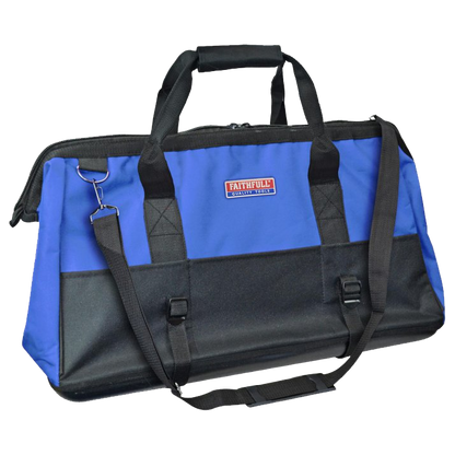 FAITHFULL Wide Mouth Hard Base Tool Bag