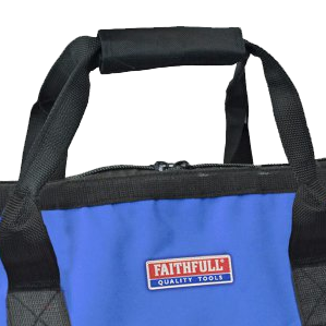 FAITHFULL Wide Mouth Hard Base Tool Bag