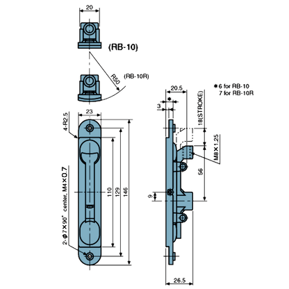 RYOBI Flush Bolt