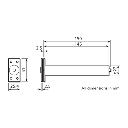 SAMUEL HEATH Perko R2 Concealed Door Closer