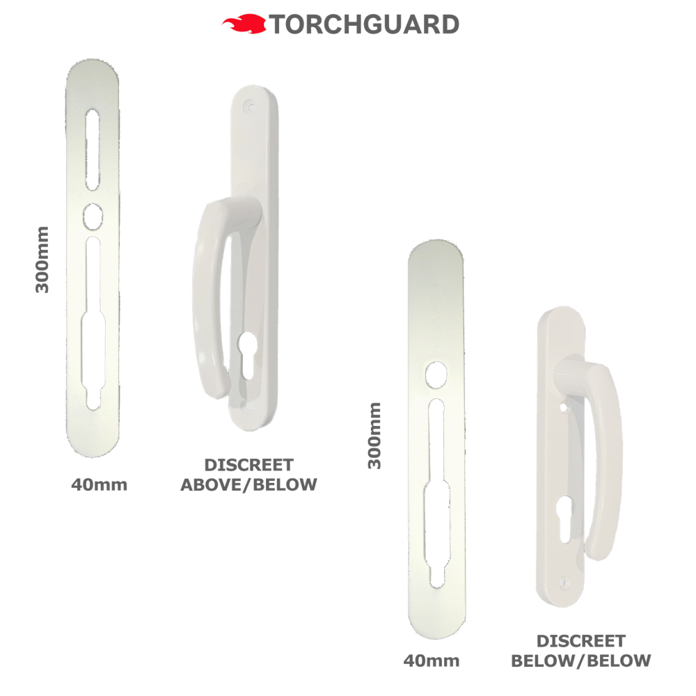 SASHSTOP Torchguard Door Handle Protector Discreet 300mm x 40mm