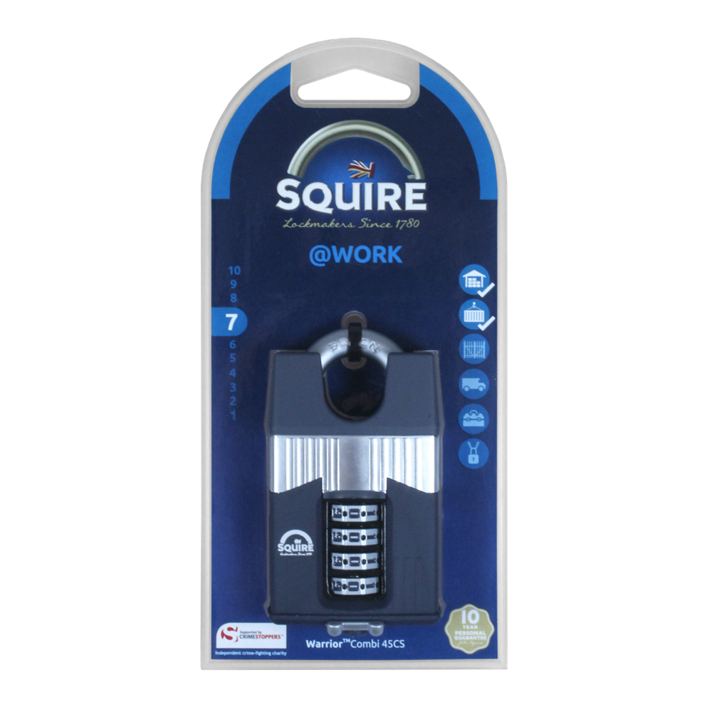 SQUIRE Warrior Closed Shackle Combination Padlock