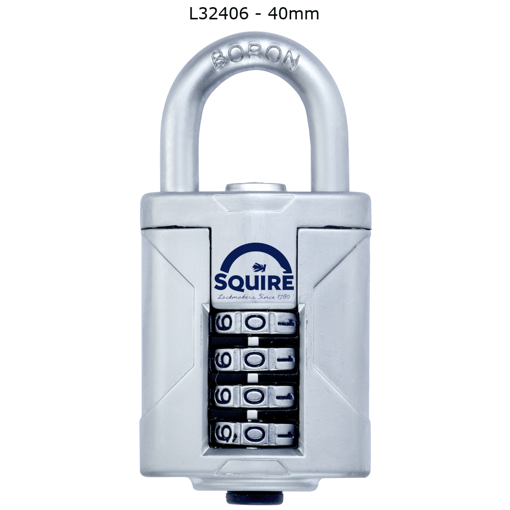 SQUIRE Vulcan Open Boron Shackle Combination Padlock