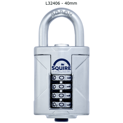 SQUIRE Vulcan Open Boron Shackle Combination Padlock