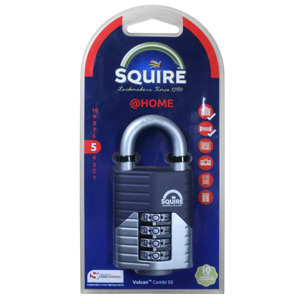 SQUIRE Vulcan Open Boron Shackle Combination Padlock