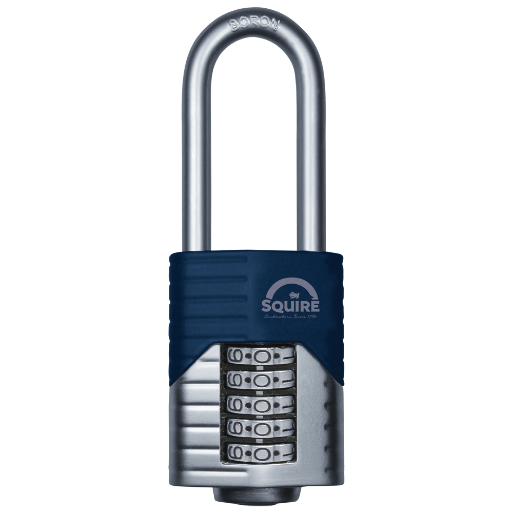 SQUIRE Vulcan Long Boron Shackle Combination Padlock