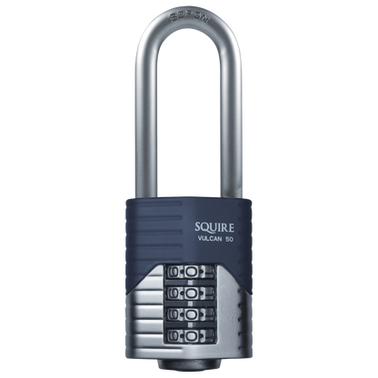 SQUIRE Vulcan Long Boron Shackle Combination Padlock