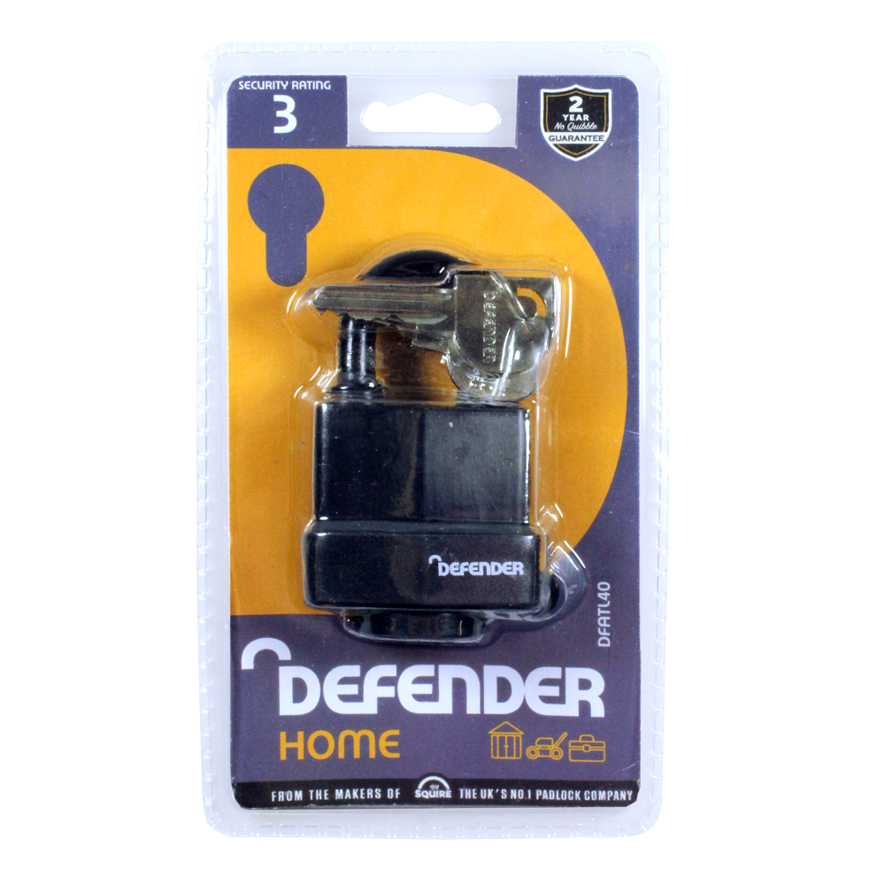 DEFENDER All Terrain Open Shackle Padlock