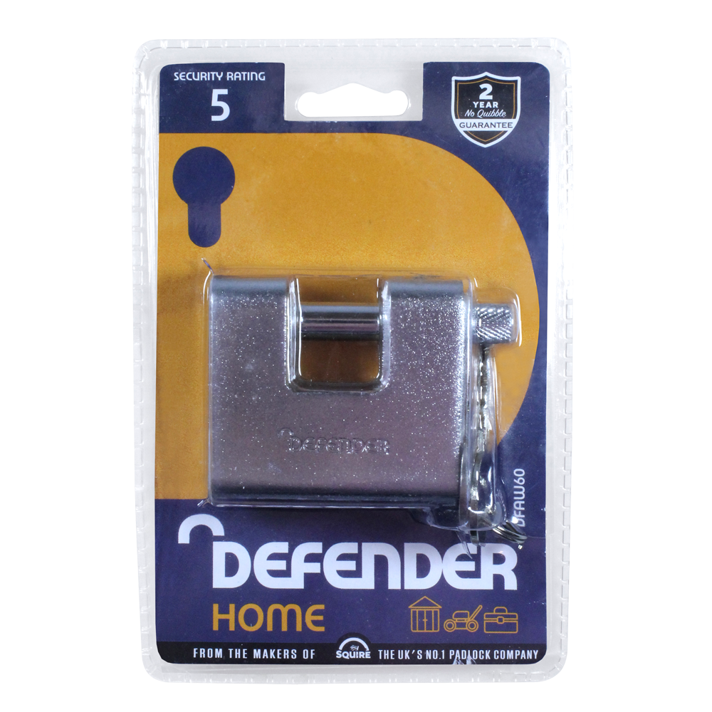 DEFENDER Armoured Warehouse Sliding Shackle Lock