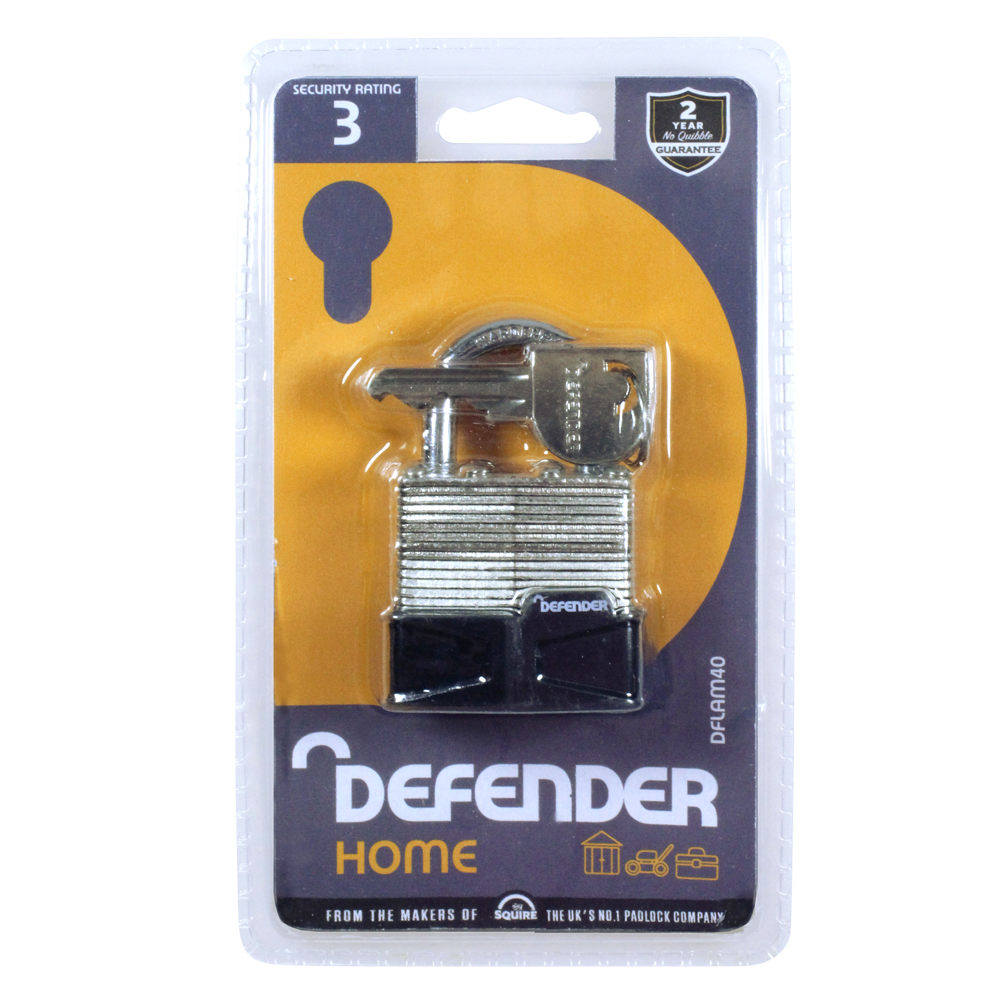 DEFENDER Laminated Padlock