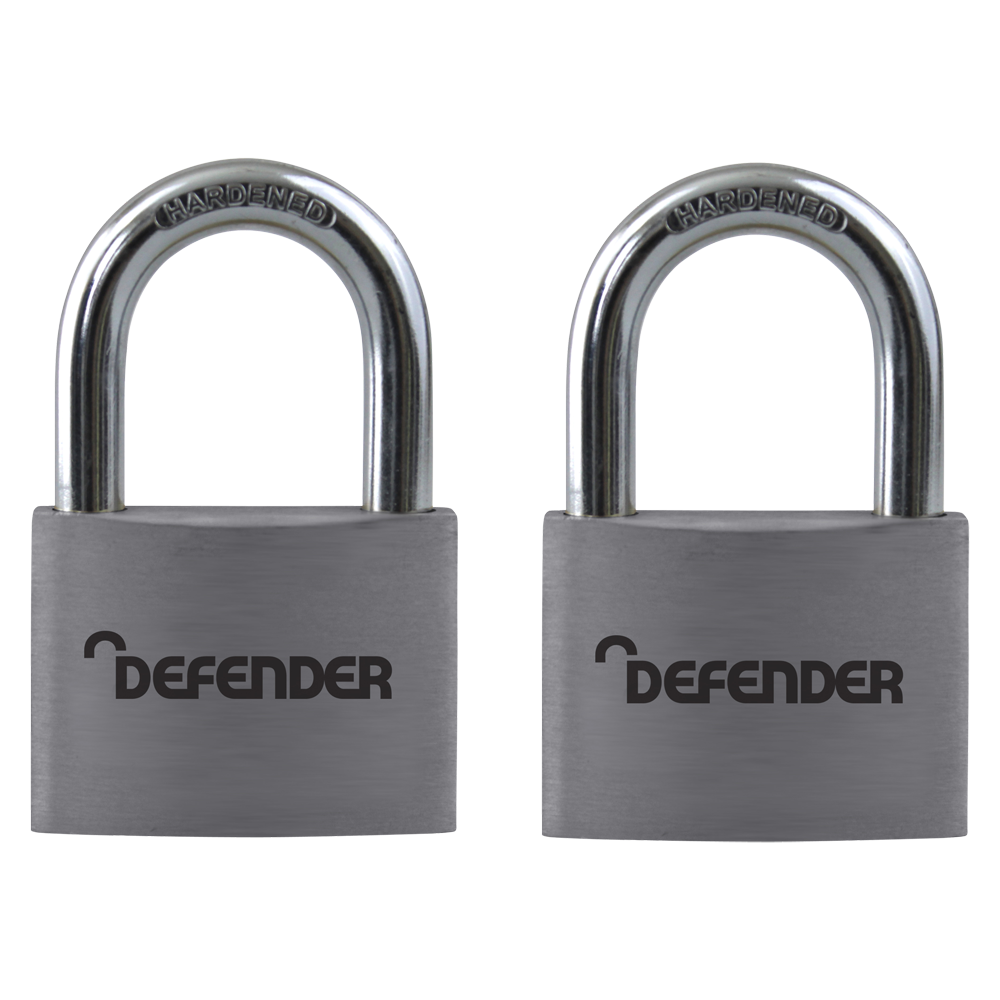 DEFENDER Aluminium Open Shackle Padlock