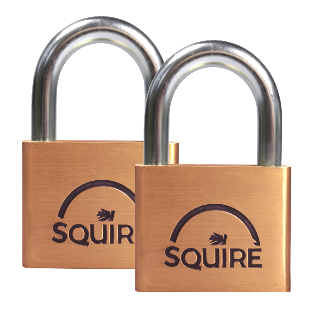 SQUIRE Lion Brass Open Shackle Padlock KA