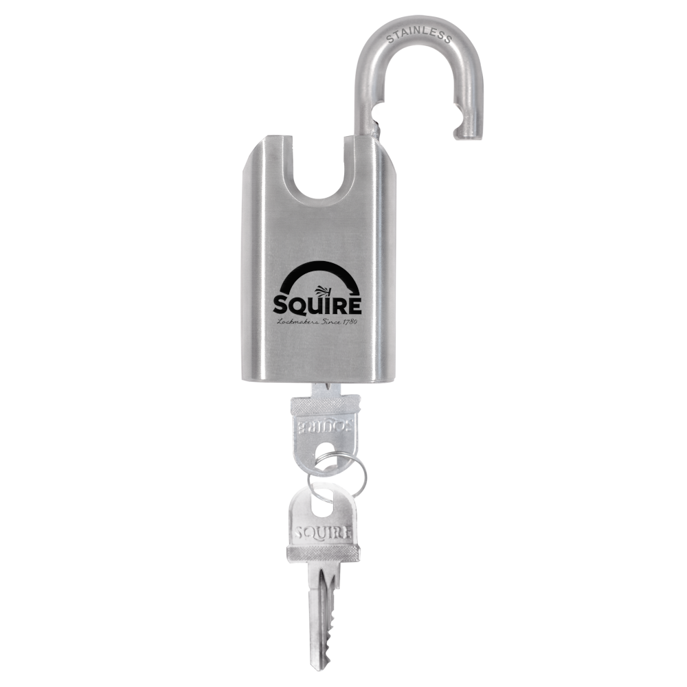 SQUIRE ST50CS Stainless Steel Stronghold Padlock Closed Shackle