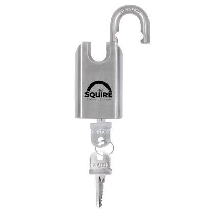 SQUIRE ST50CS Stainless Steel Stronghold Padlock Closed Shackle