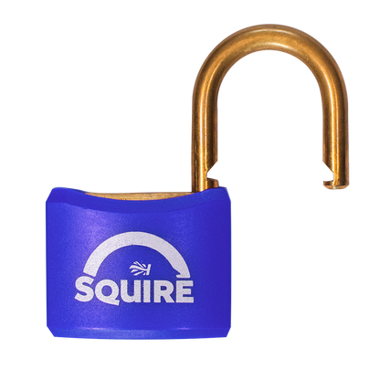 SQUIRE BR40 Open Shackle Brass Padlock With Brass Shackle KA