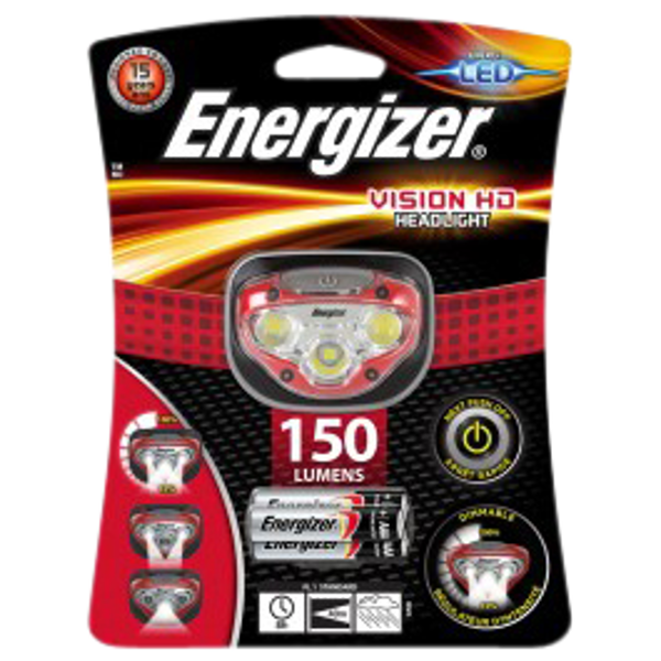 ENERGIZER Vision HD Headlight 150 Lumens