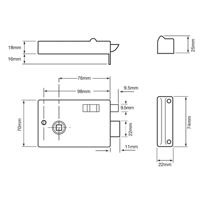 UNION 1209 Rimlatch