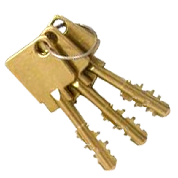 UNION C-Series 1K42 AVA Brass Open Shackle Padlock