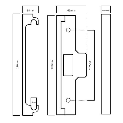 UNION 2992 Rebate To Suit 2332 & 2677 Latches