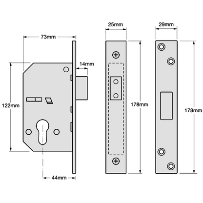 UNION C-Series 3C10 Euro Deadcase