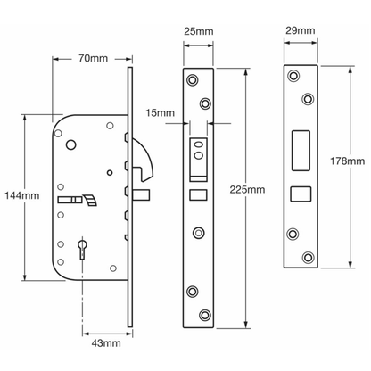 UNION C-Series 3M50 Detainer Hookbolt