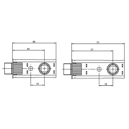 UNION Fastlatch Push Fit Tubular Latch