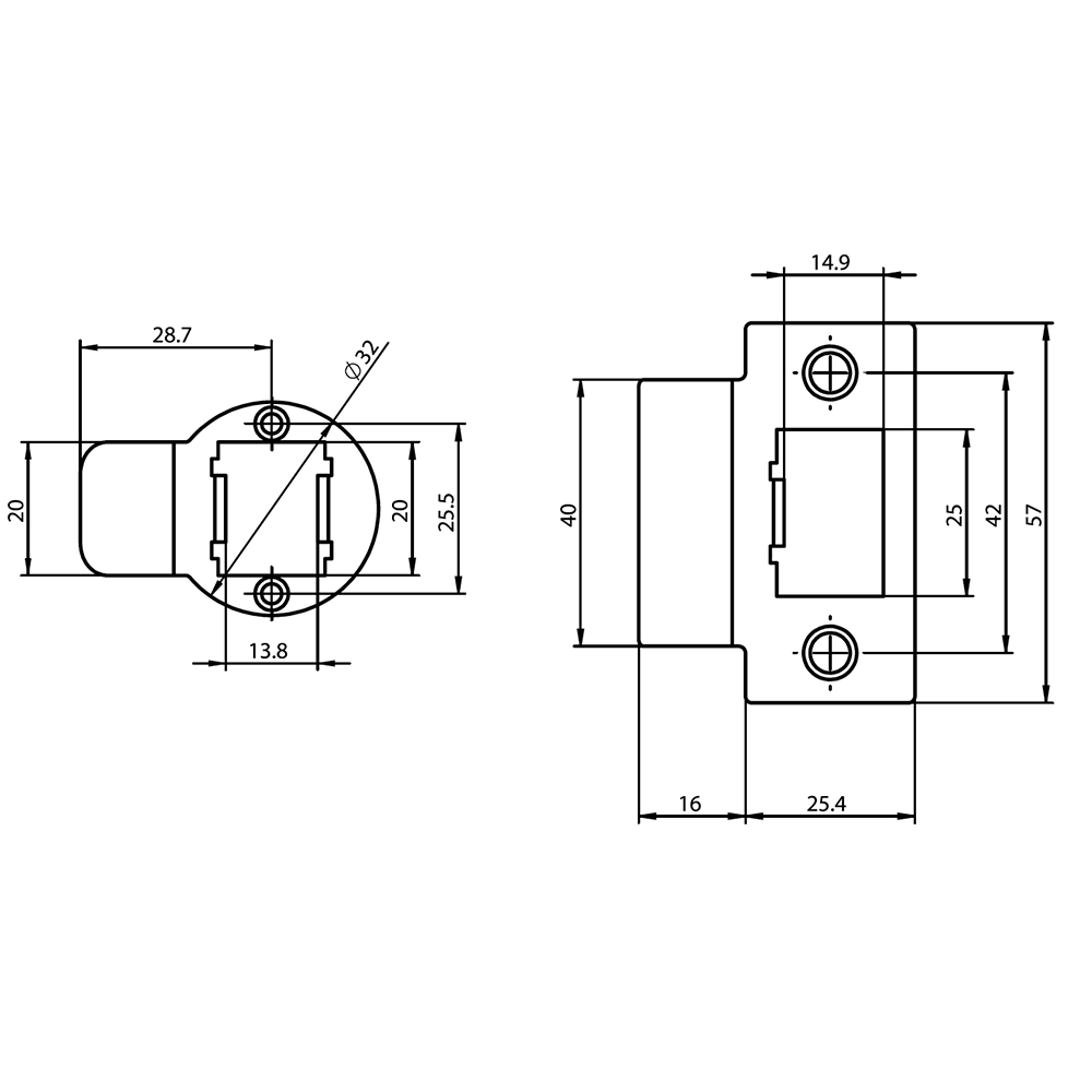 UNION Fastlatch Push Fit Tubular Latch