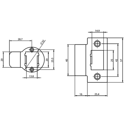 UNION Fastlatch Push Fit Tubular Latch