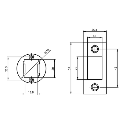 UNION Fastlatch Bathroom Privacy Tubular Latch Deadbolt