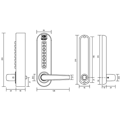 UNION CodeGUARD 5 Digital Lock