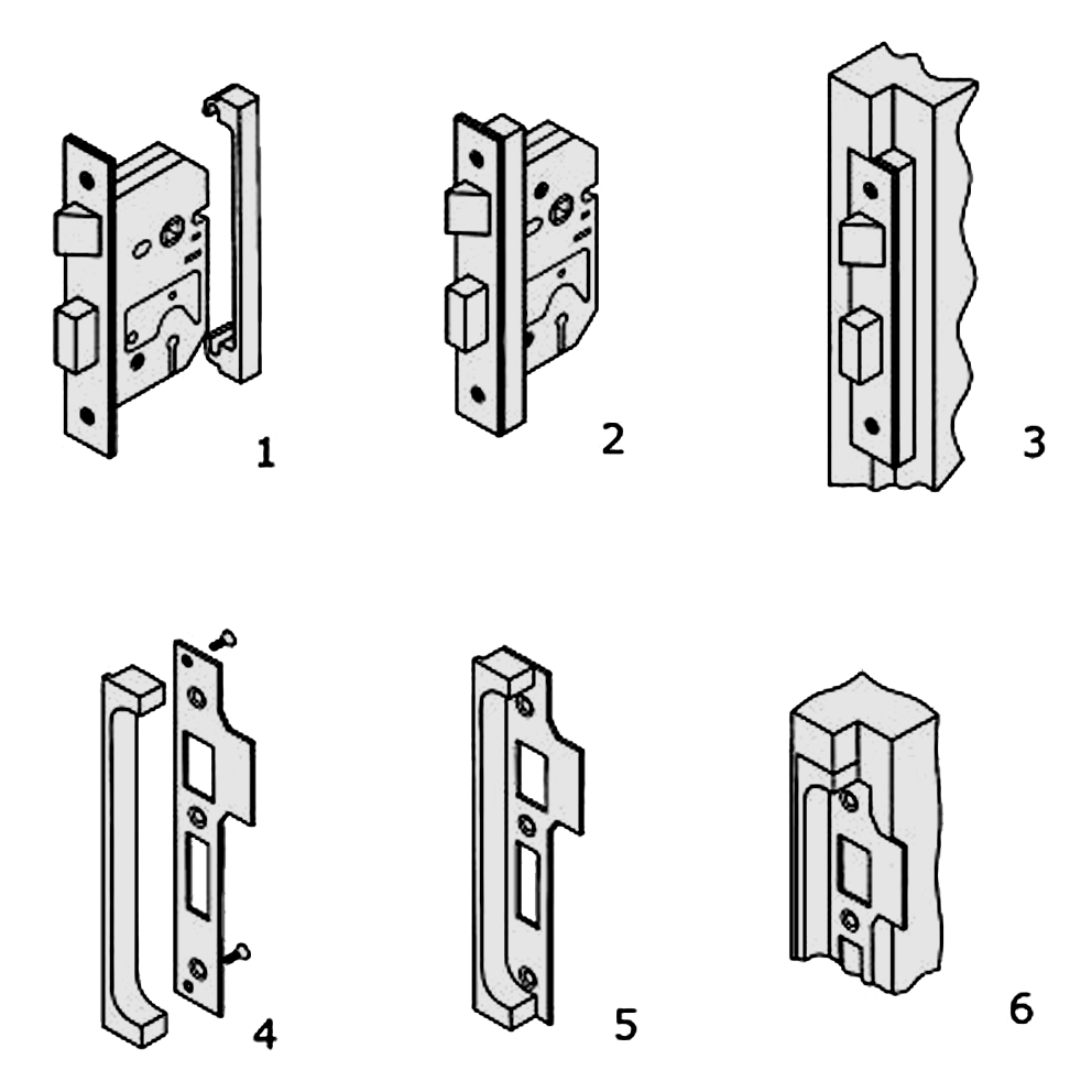 UNION 2942 Rebate To Suit L2349 Nightlatches