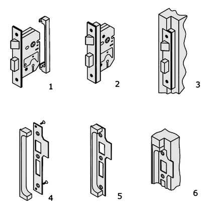 UNION 2942 Rebate To Suit L2349 Nightlatches