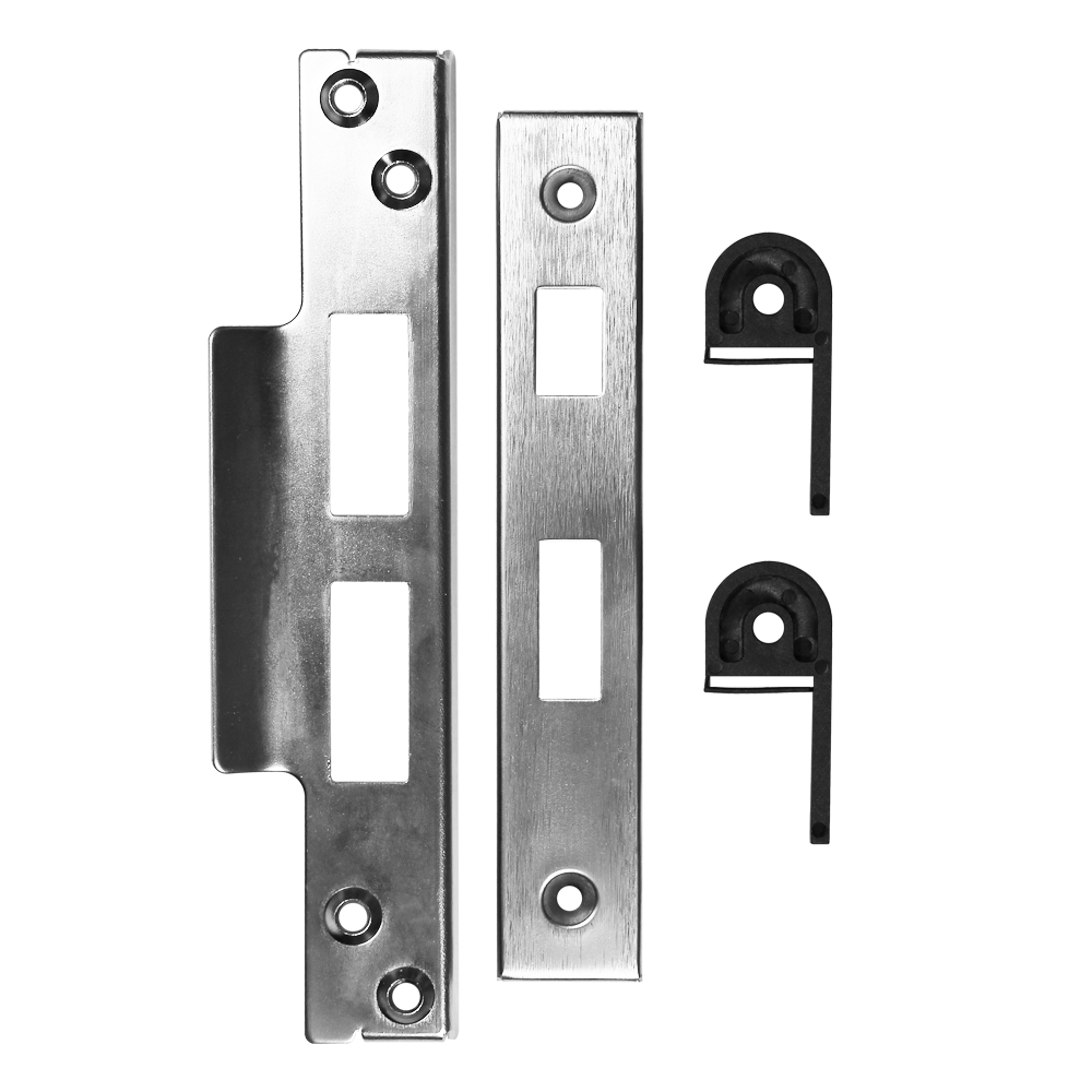 ASEC Vital BS 5 Lever Sashlock Rebate Kit 13mm Satin Stainless Steel