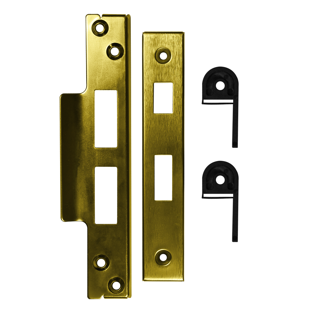 ASEC Vital BS 5 Lever Sashlock Rebate Kit 13mm Polished Brass