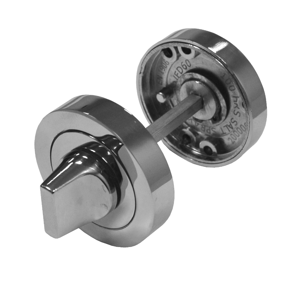 ASEC Vital Bathroom Turn Escutcheon Without Indicator Chrome Plated