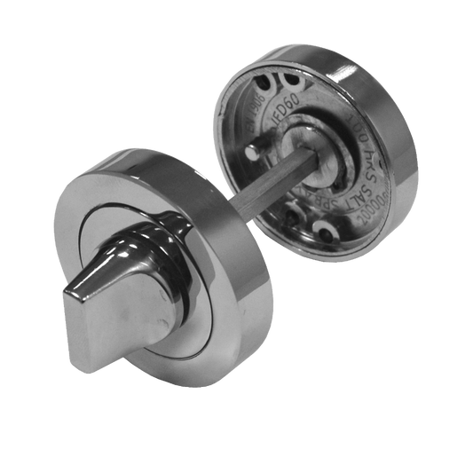 ASEC Vital Bathroom Turn Escutcheon Without Indicator Chrome Plated