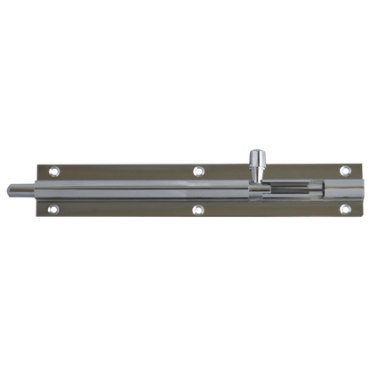 ASEC VITAL Chrome 25mm Wide Straight Barrel Bolt 150mm - Chrome Plated