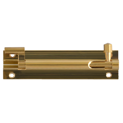 ASEC VITAL Brass 25mm Wide Necked Barrel Bolt 150mm - Polished Brass