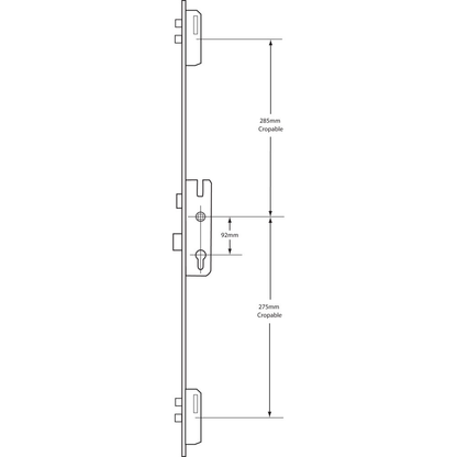 WINKHAUS Retro Fit Lever Operated Latch & Deadbolt Split Spindle - Multiple Options