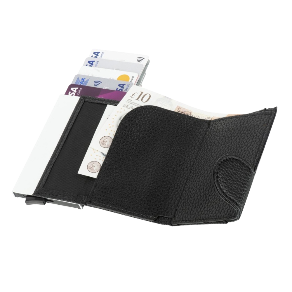 BEE-SECURE C-Secure Leather RFID Flip Up Wallet