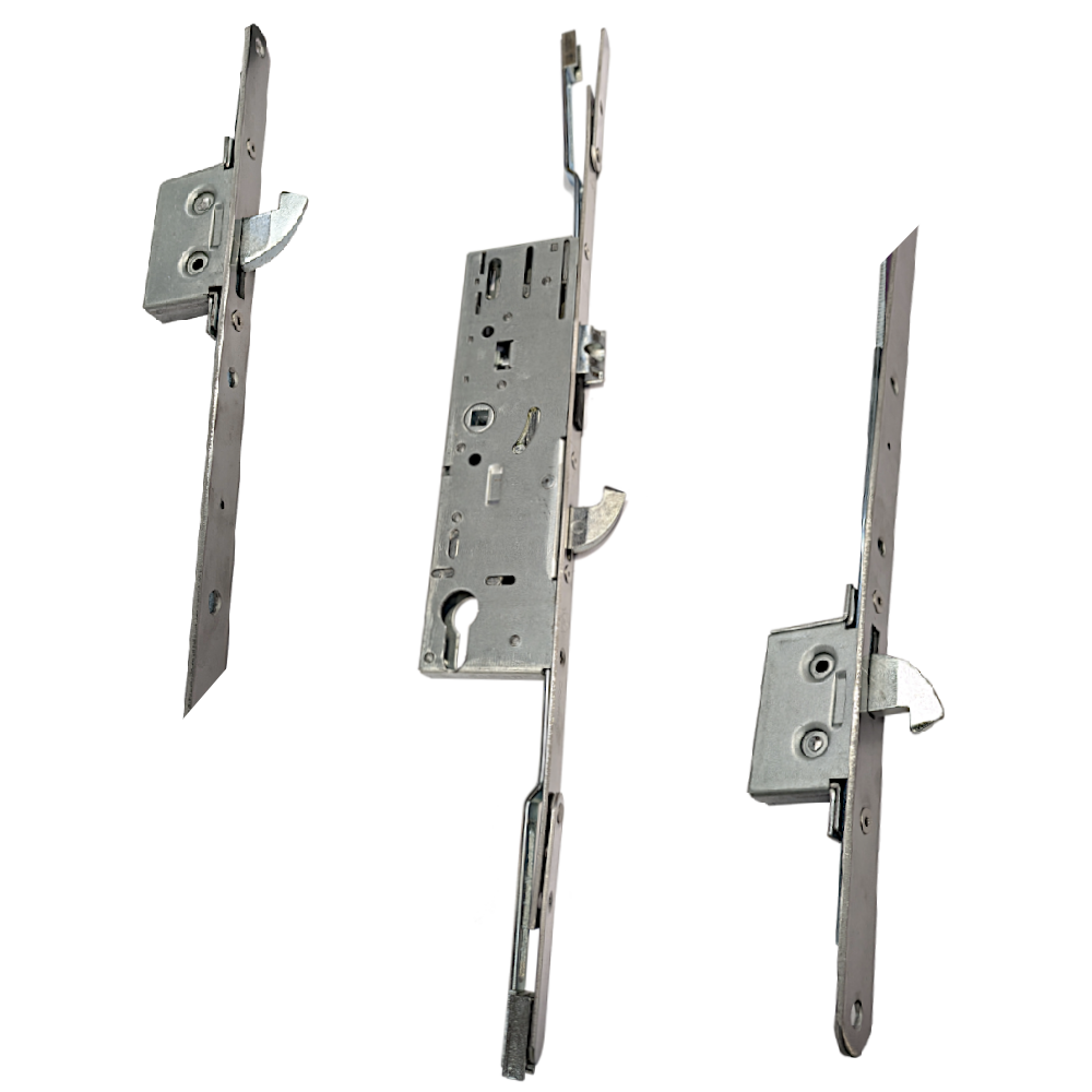 DOORMASTER Professional Lever Operated Latch & Hook - 2 Adjustable Hooks (Timber & Composite)