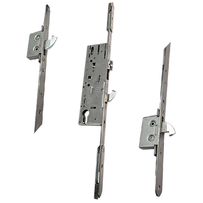 DOORMASTER Professional Lever Operated Latch & Hook - 2 Adjustable Hooks (Timber & Composite)