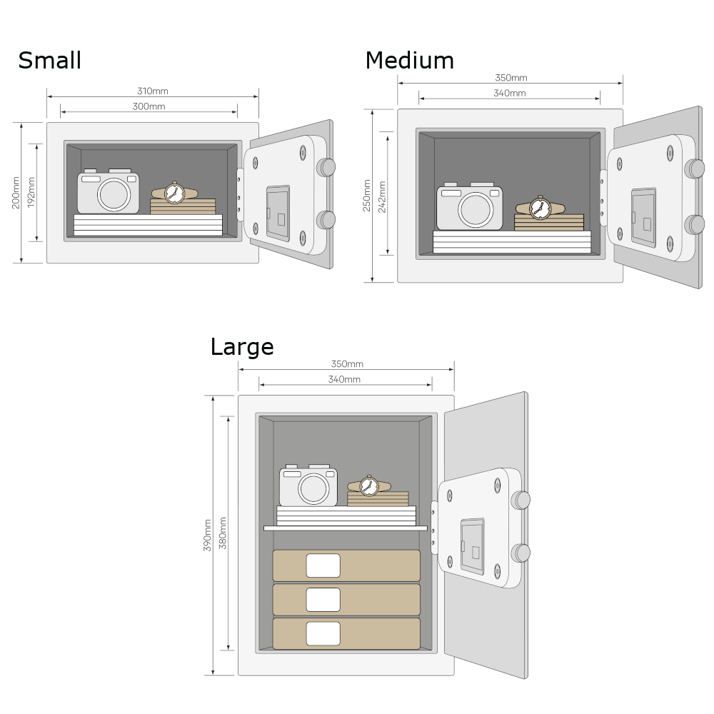 YALE Value Digital Cupboard Safe YSV/DB1 Range