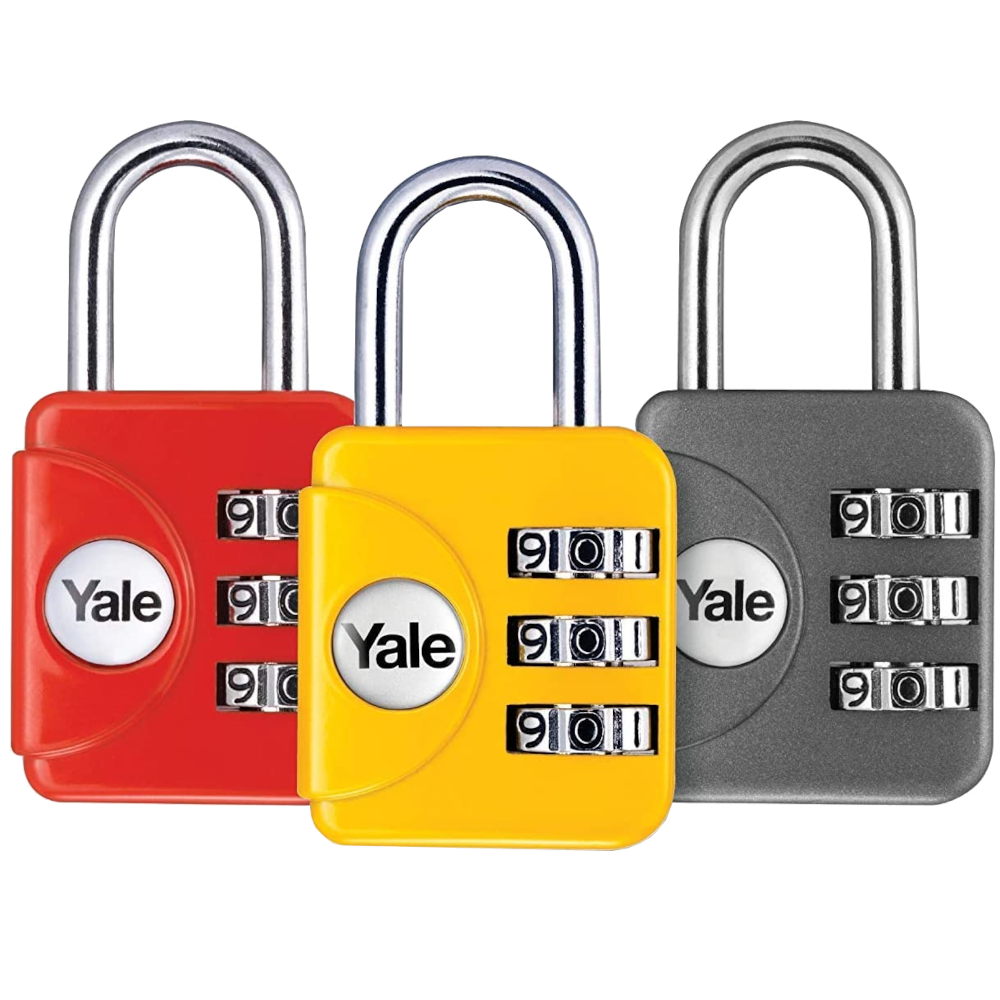 YALE YP1 Open Shackle Combination Padlock